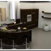 Round Island kitchen for the schimko Family - Wooden