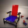 Red & Blu Armchair Gerrit Thomas Rietveld (3D Download)